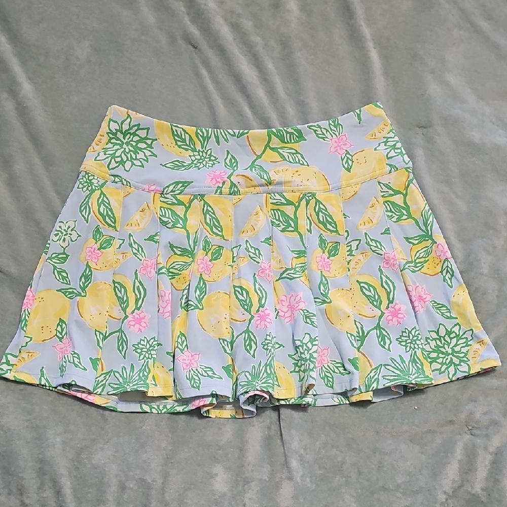 Lilly Pulitzer Luxletic skort in Soft Blue